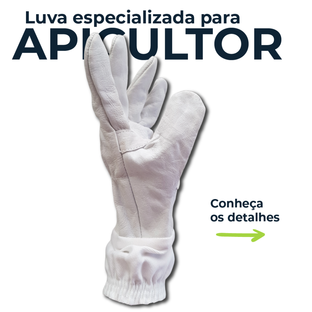 LUVA APICULTOR 5 DEDOS